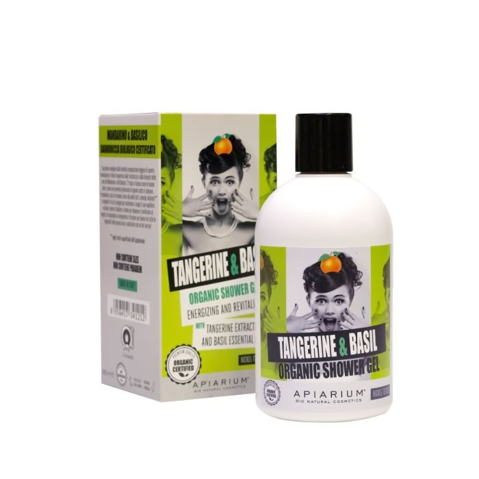 Organic Tangerine and Basil Shower Gel Organic Tangerine and Basil Shower Gel