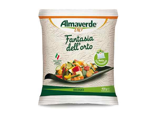 Organic Frozen Green Garden Fantasy Veg Mix 450g